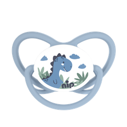 NIP Соска пустышка, латекс, размер 3 "Butterfly" Дино (16-32 мес) 1 шт