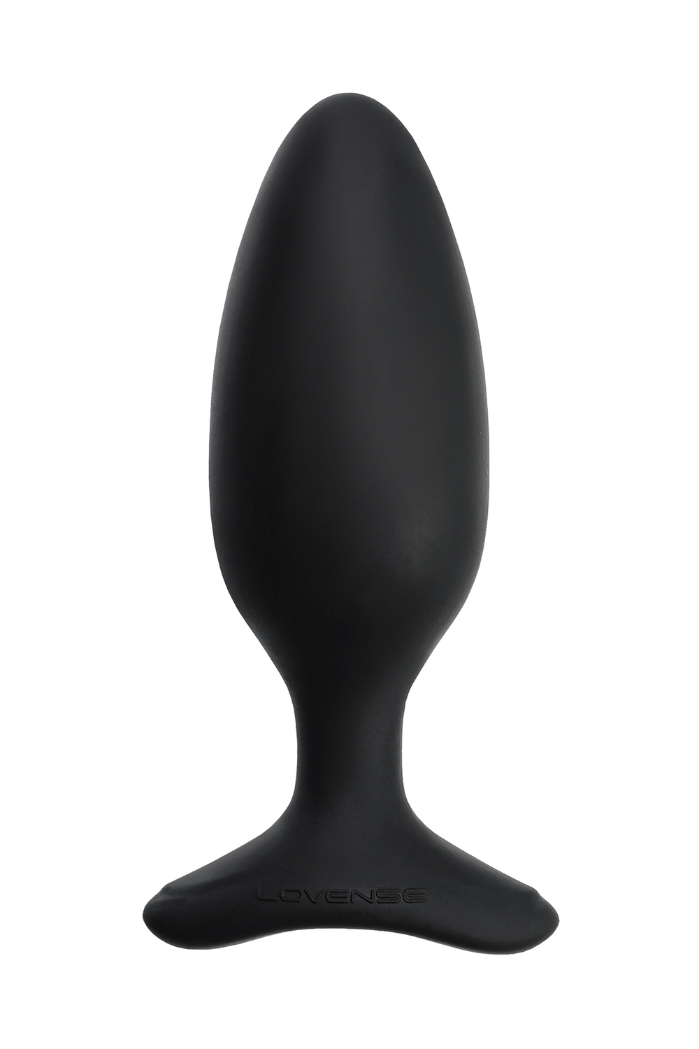 Анальная втулка LOVENSE Hush 2 (M), силикон, черная, 13,5 см, Ø 4,4 см