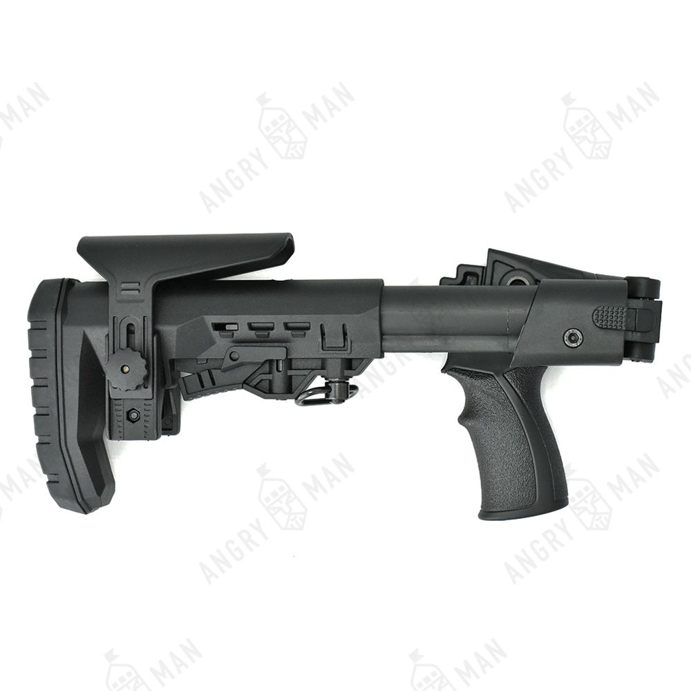 Комплект: Телескопический складной приклад на охотничью Сайгу, Atom, K.Arma