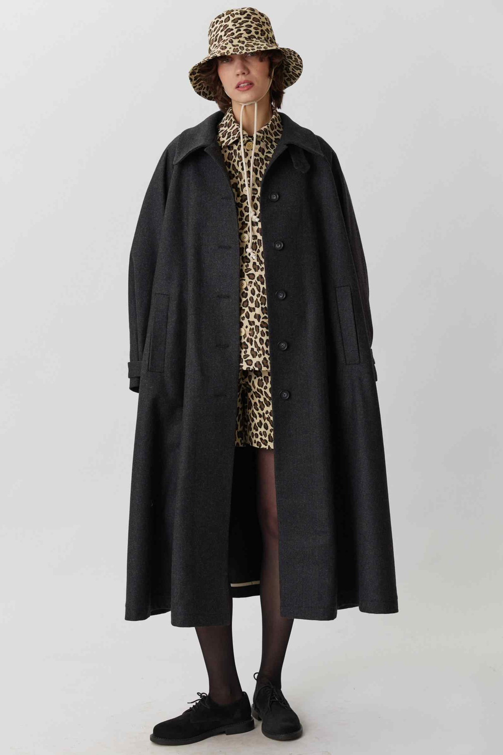 Панама с леопардовым принтом