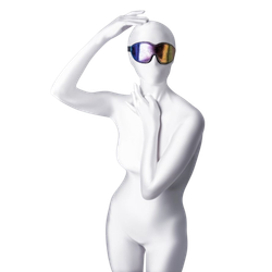 Маска на глаза сплошная Anonymo BLINDFOLD №0201 (радужная)