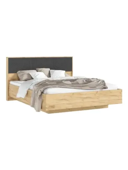 Кровать двухспальная 160х200 Сильвия Браш Графит