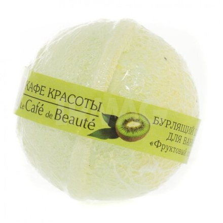 Кафе Красоты Шарик для ванны бурлящ.Фруктовый сорбет 120 гр