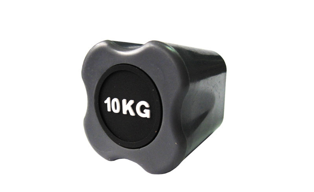 Бодибар FT 10 кг серый наконечник