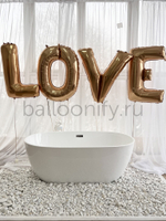 Набор шаров из Фольгированных букв "Love"