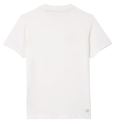 Футболка для мальчика теннисная Lacoste Kids Roland Garros Edition Performance Ultra-Dry Jersey T-Shirt - white