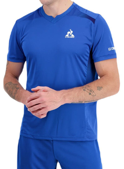 Теннисная футболка Le Coq Sportif Training T-Shirt Short Sleeve 24 - lapis blue