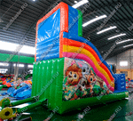 Надувная горка "Звери на пляже" 6*3.5*5 м