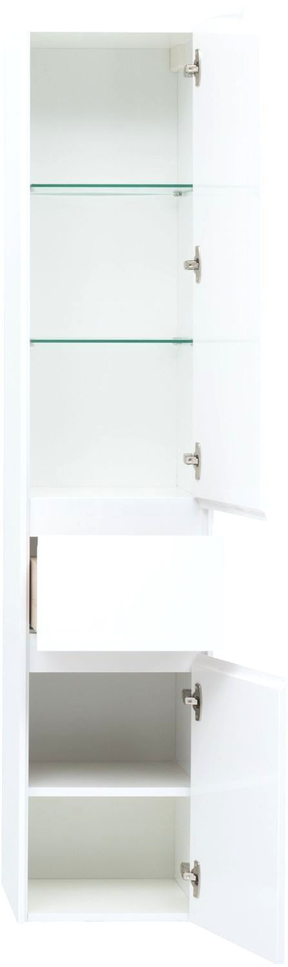 Шкаф-пенал для ванной Aquanet Бруклин 35 белый