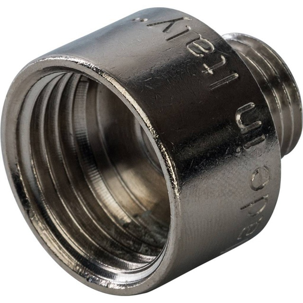 Переход с внутренней резьбы на наружную STOUT SFT 0008 - 1/2" x 1/4" (латунь никелированная)