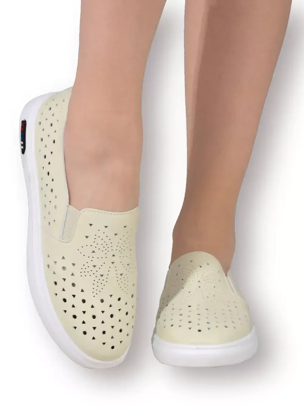 Мокасины летние с перфорацией