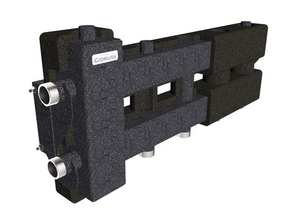 Балансировочный коллектор с теплоизоляцией BM-60-3D.EPP