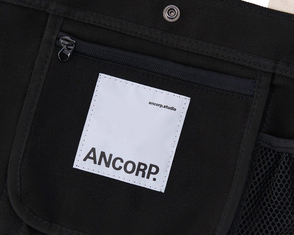 Купить Сумка Ancorp Тоут из канваса черная Сумка Ancorp Тоут из канваса черная