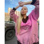 Свитер SoWhat? Logo Pink