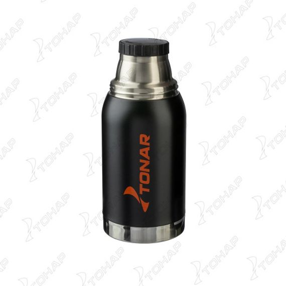 Термос TONAR 750ML HS.TM-038 черный (2 крышки-кружки)