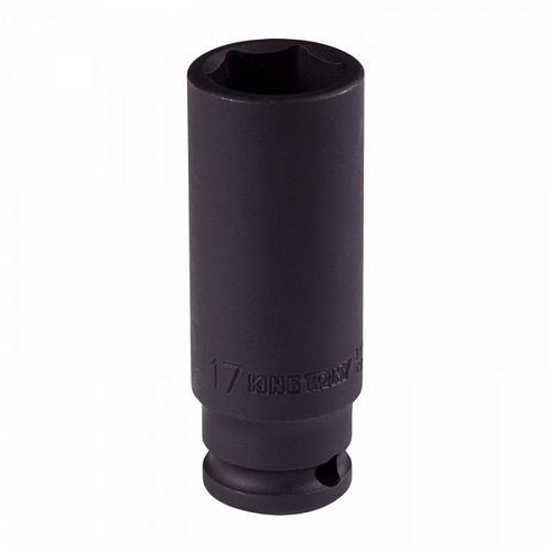 KING TONY (343517M) Головка торцевая ударная глубокая шестигранная 3/8", 17 мм