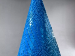 Crocco Bagon Aquazurra (0,8-1,0 мм), цв. Голубой, натуральная кожа