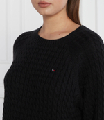 Свитер CO MINI CABLE Tommy Hilfiger - черный(WW0WW39906)