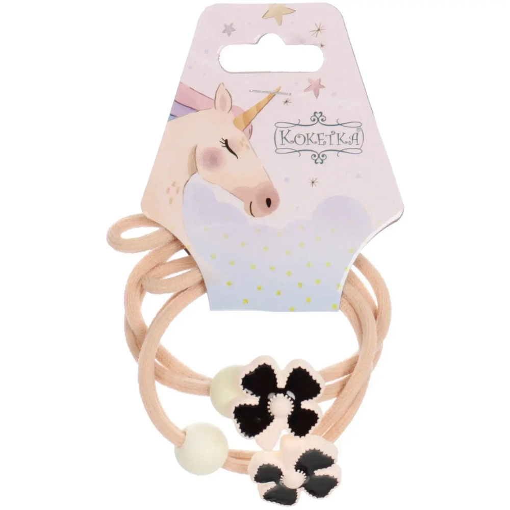 Резинки для волос 2шт «Impulse», клевер, микс 5 цветов, d-5см