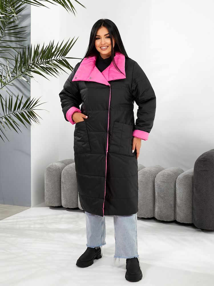 Пальто двустороннее УК-1541 Фабрика Моды