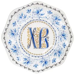 GAEM Тарелка для 8-ми яиц, L25,5 W25,8 H1,5 см