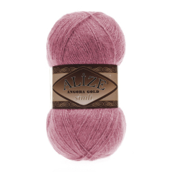 Пряжа Angora Gold Simli, 100 г, 500м, 20%шерcть,75%акрил,5% металлик (цена за 1 шт)