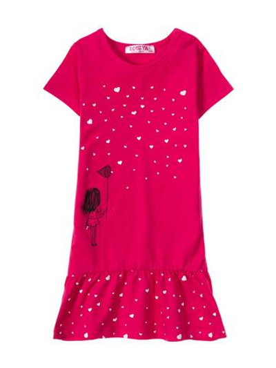 Платье "Catcher crimson" р.116 малин (Sladik Mladik) BZ190