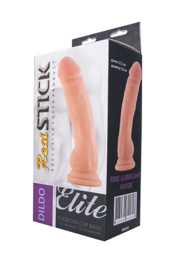 Реалистичный фаллоимитатор TOYFA RealStick Elite DILDO, TPR, телесный, 20 см