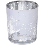 Подсвечник «Зимнее сияние» 8,5*10 см, Белый