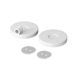 Комплект силиконовых заглушек боковой круглого неона 360° D25 Led Strip 201143