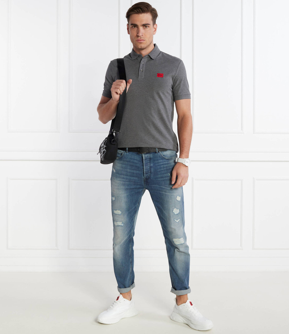 Поло Dereso232 HUGO - серый(50490770)