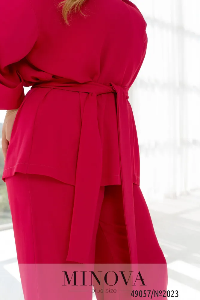 Костюм 2023-малиновый Minova