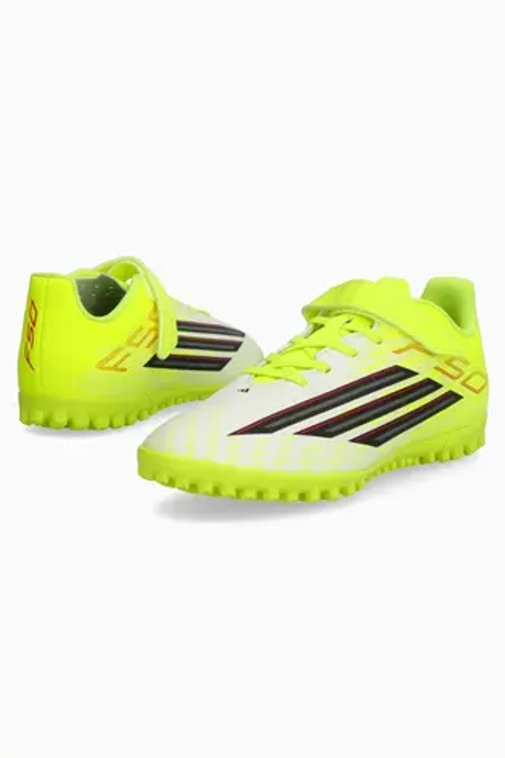 Сороконожки adidas F50 Club Hook-and-Loop TF Junior - желтый