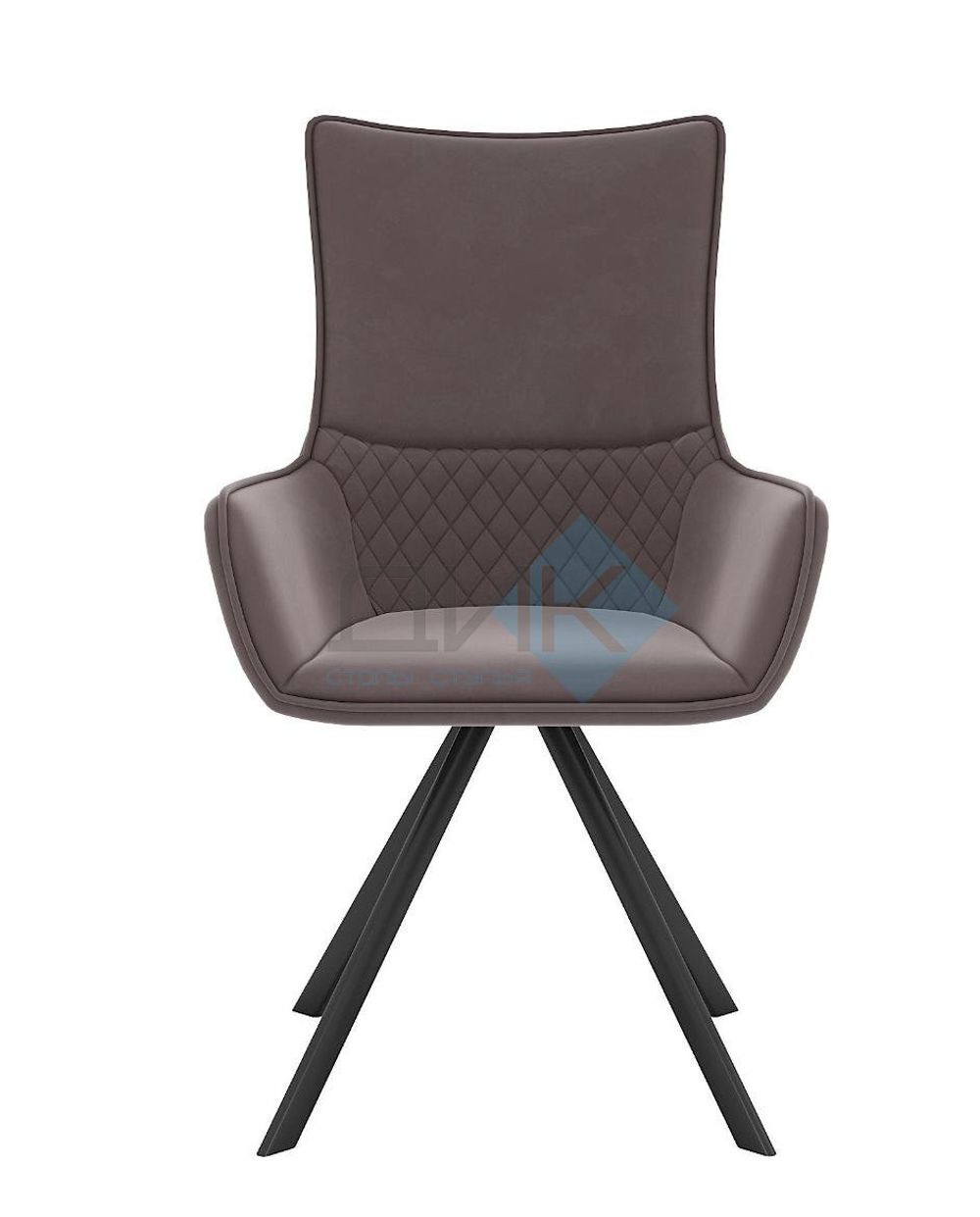 Стул DikLine 289 поворотный опоры чёрные