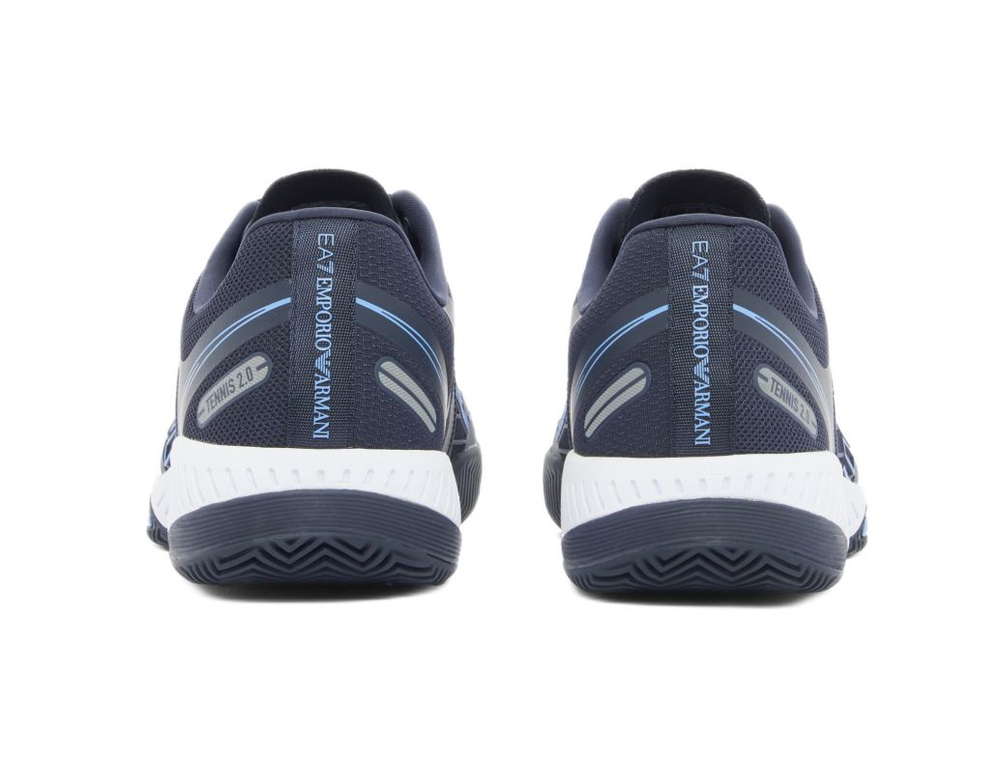 Мужские теннисные кроссовки EA7 Unisex Woven Sneaker Clay - sky captain/bel air