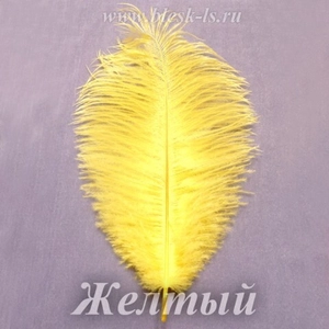 Перо страуса 20-25 см
