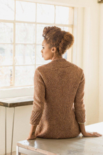 Описание по вязанию кардигана спицами "Miranda"