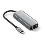 USB-Хаб Satechi (USB-C) (ST-H3C25E) Подключение: встроенный кабель USB-C 3.2 Gen 2 с оплёткой. Порты: 3 USB-C 3.2 Gen 2, 2.5 Gigabit Ethernet