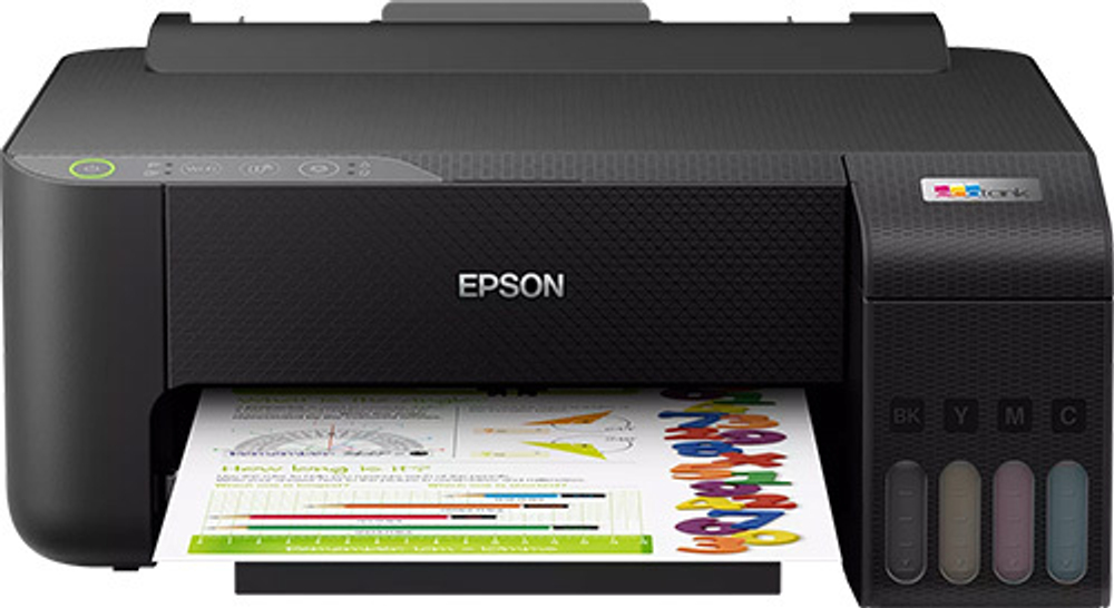 Принтер Epson L1250, A4, 4цв., 10 стр./мин, WiFi, цветной