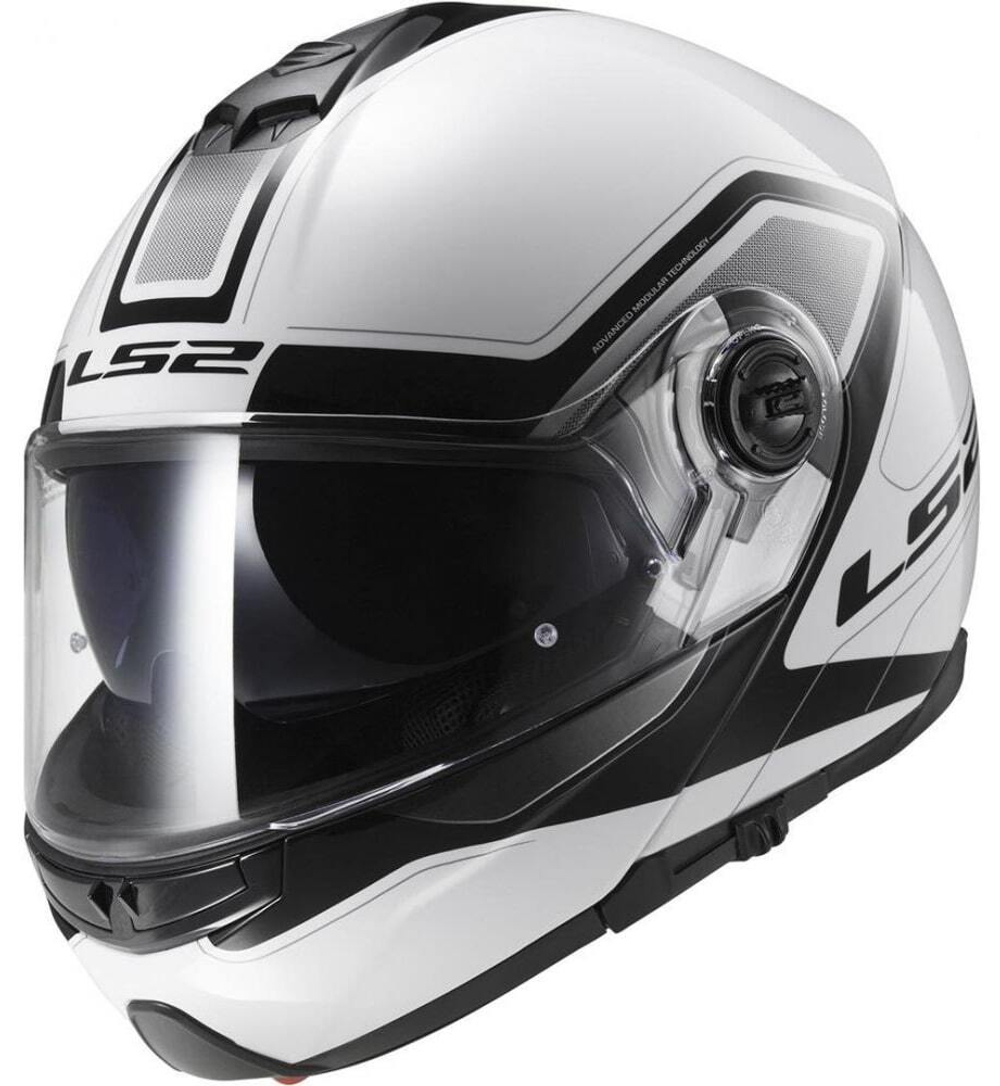 LS2 Мотошлем снегоходный с подогревом FF325 STROBE ELECTRIC SNOW CIVIK белый