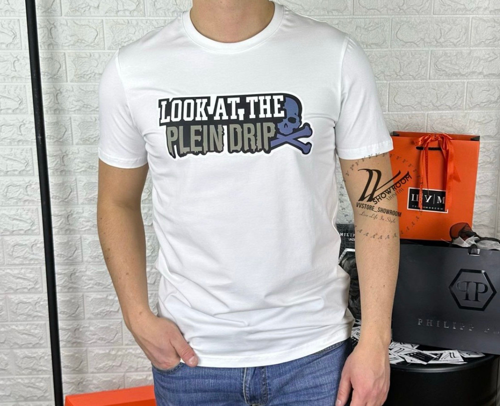 Футболка Philipp Plein Drip премиум
