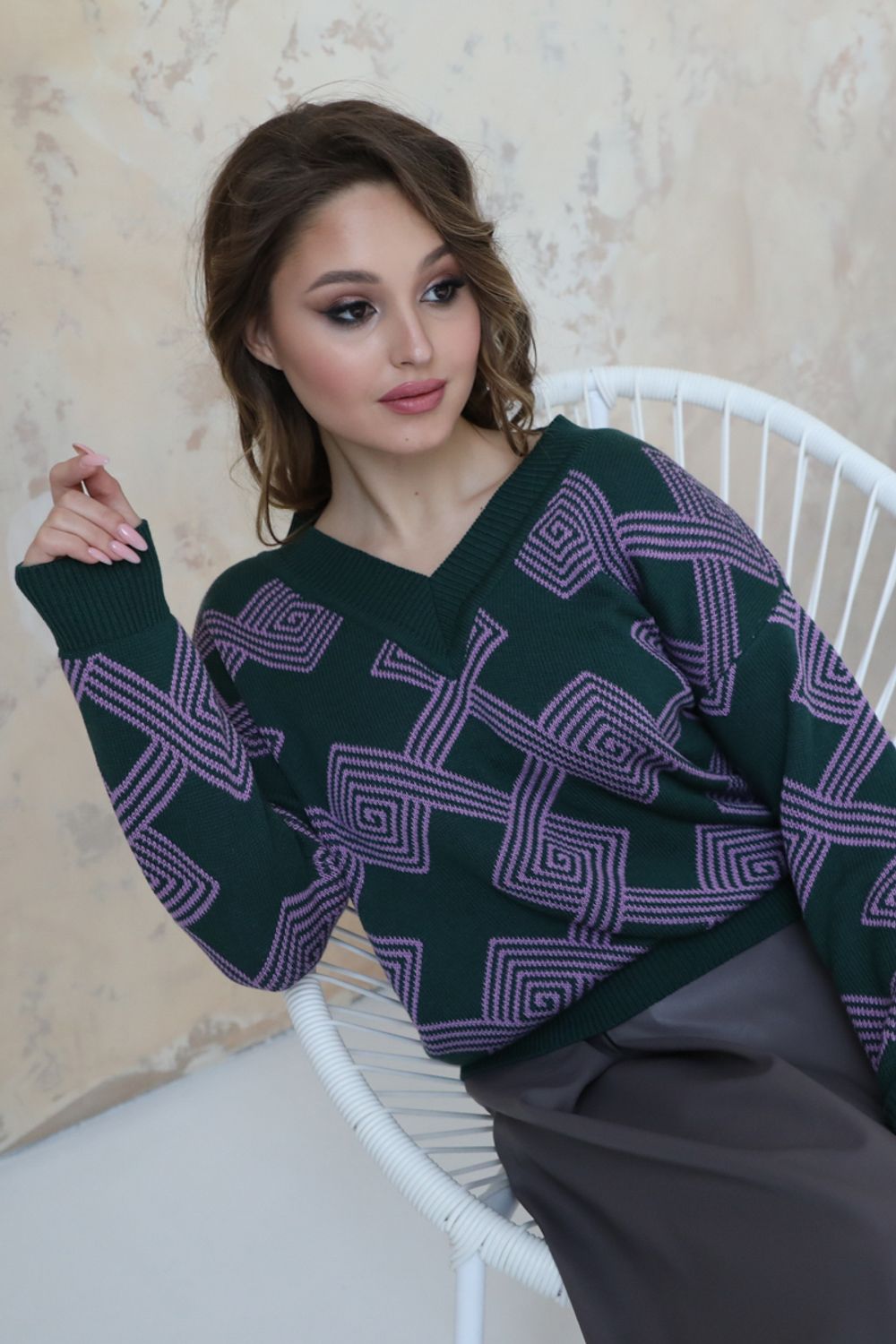 Джемпер Др5-466 Wisell (Акция)