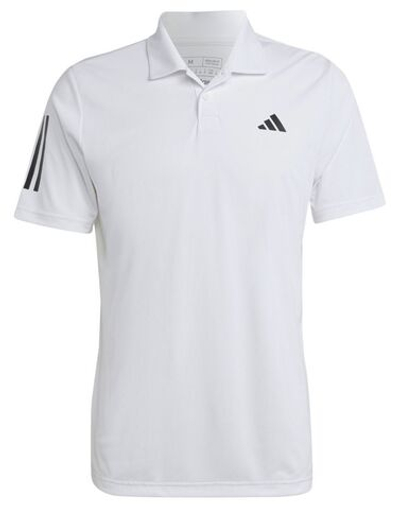 Мужское теннисное поло Adidas Club 3-Stripes Tennis Polo Shirt - white