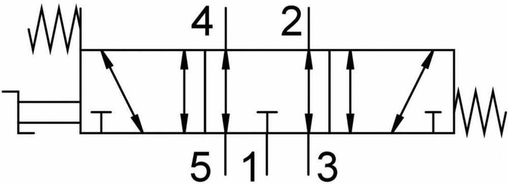 VHEF-ES-P53E-M-G14 Переключаемый клапан