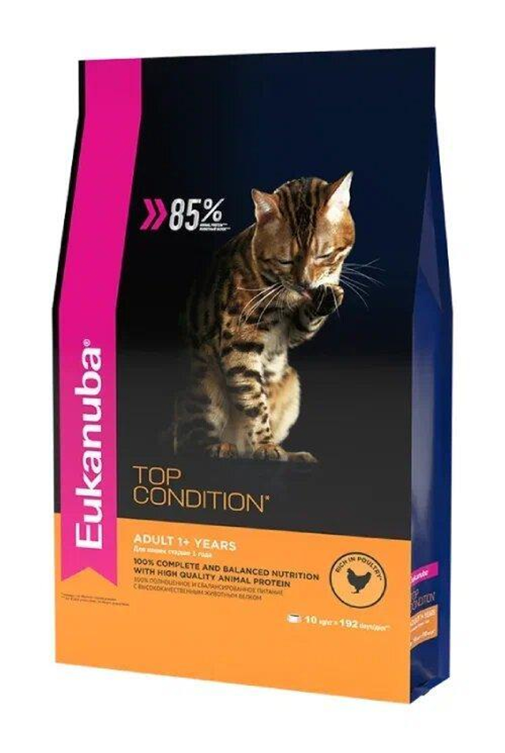 Eukanuba Adult Top Condition сбалансированный сухой корм для кошек 2 кг