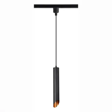 Подвесной однофазный трековый светильник 1*GU10 ST152.416.01 чёрный/золото ST-Luce