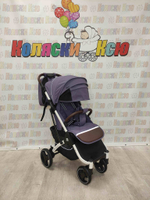 Коляска прогулочная Baballo Future 2024 фиолетовая (белая рама)