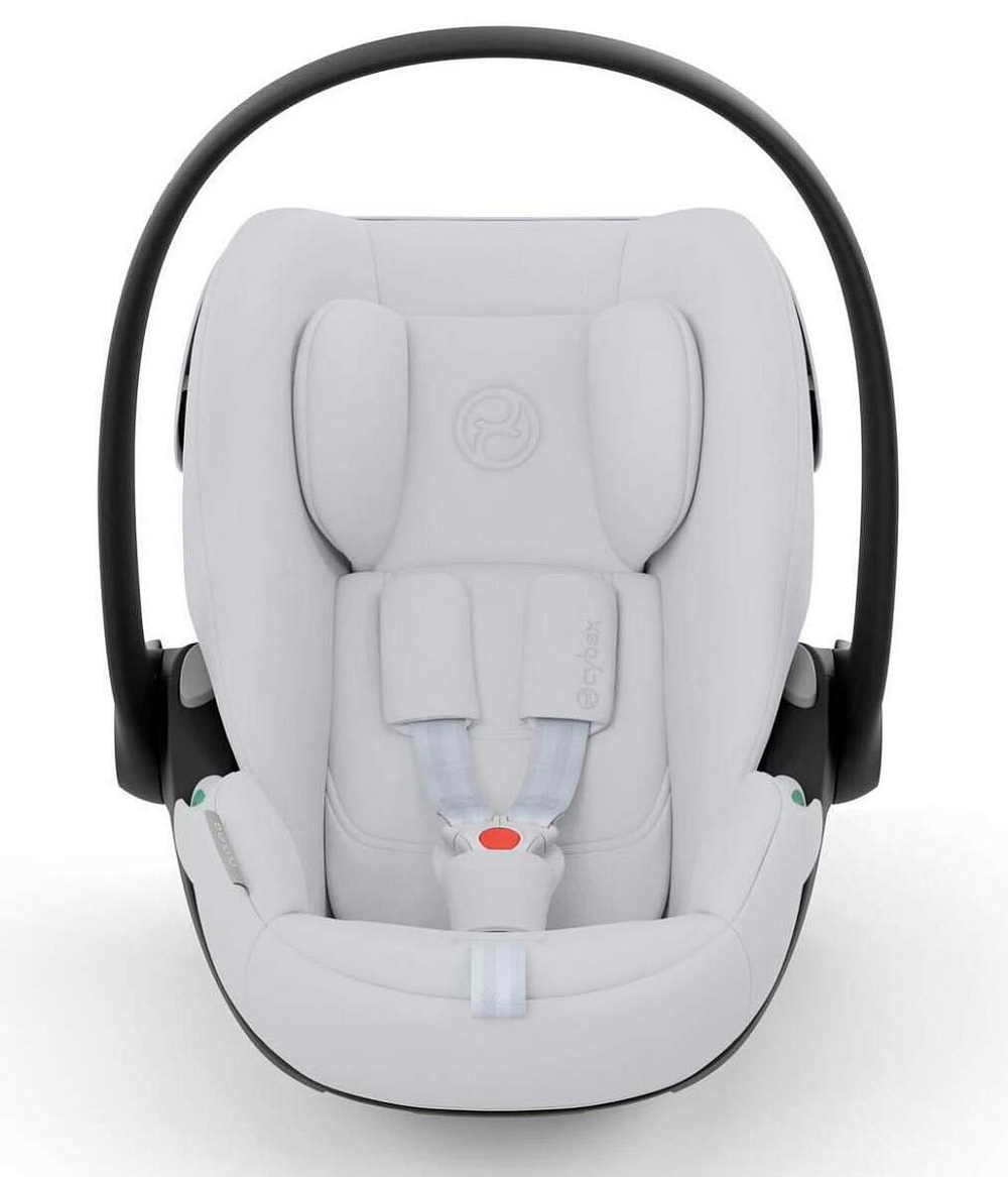 Коляска Cybex Priam IV Rosegold complete и автокресло Cloud G i-Size Fog Grey 3 в 1 Leaf Green