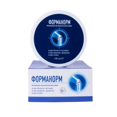 Нативный органический крем "Форманорм" для тела: синий (для суставов) 150 мл