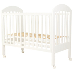 Кроватка детская Топотушки Дарина 1 классическая, белая